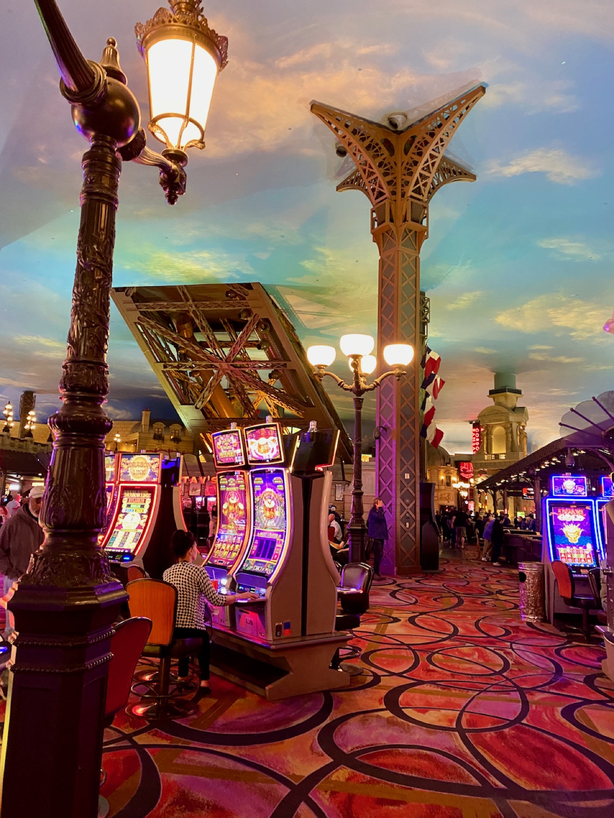 Inside the Paris casino in Las Vegas